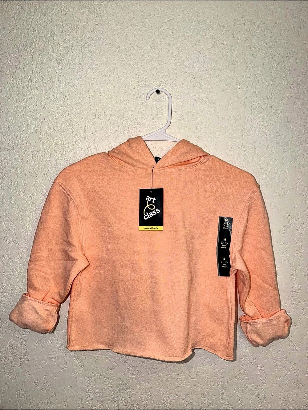art class Cowl Neck Top Orange Size Medium NWT